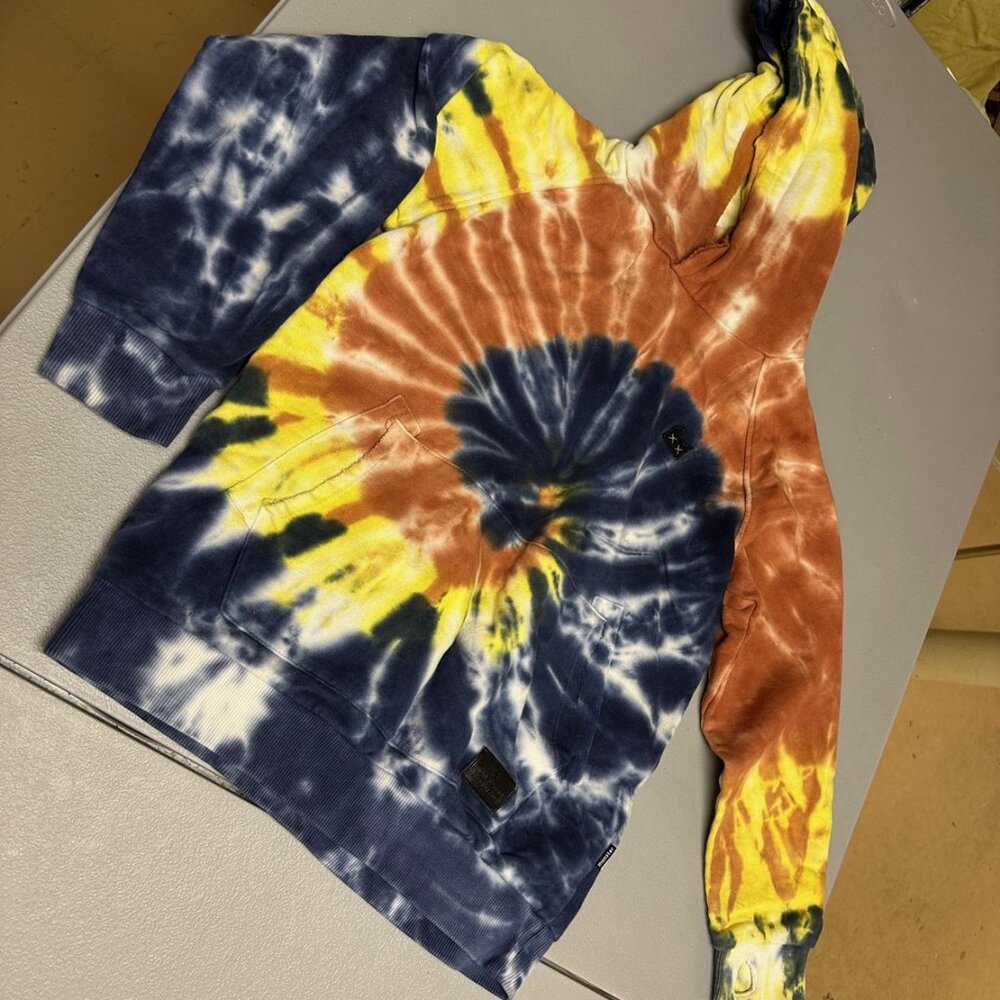 Munster boys tie dye Hooded Sweatshirt Size 12